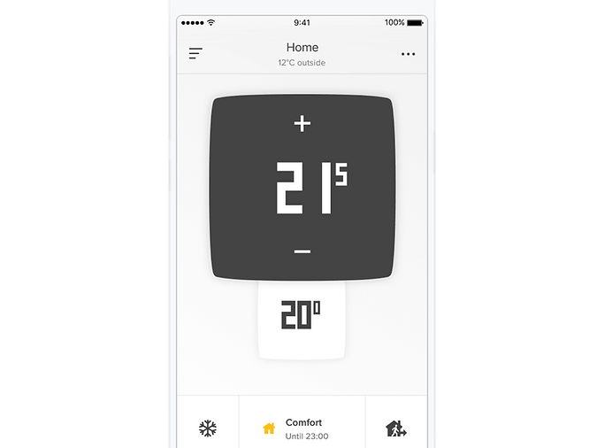 Kit Netatmo Starter Pack cu 2 Capete termostat si 1 Releu, Control aplicatie, Programare [3]