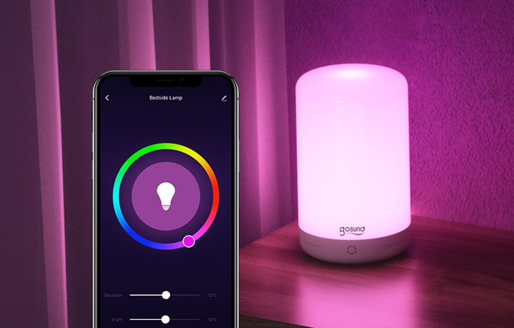 Lampă de noapte inteligentă RGB WiFi Gosund LB3 Tuya [4]