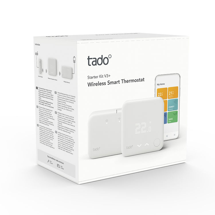 Pachet termostat inteligent- Tado Starter Kit - Wireless Smart Thermostat V3+ [2]