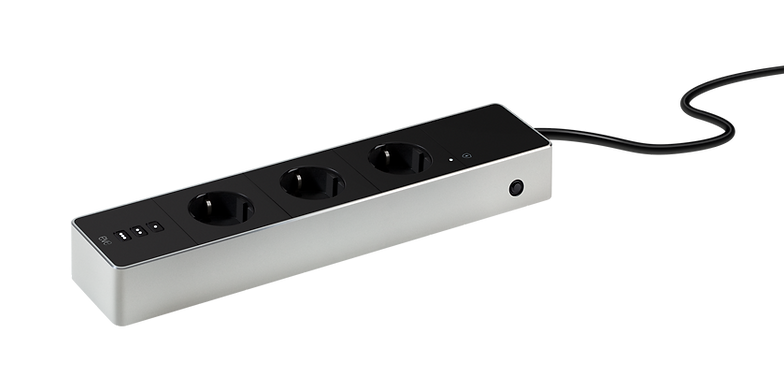 Prelungitor priză inteligentă triplă cu protecție, Eve Energy Strip, HomeKit [4]