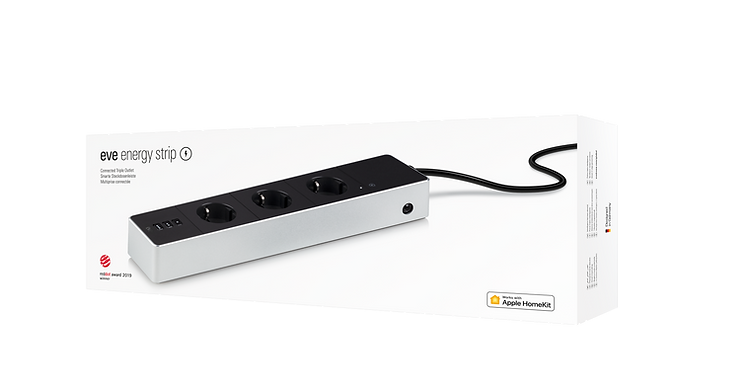 Prelungitor priză inteligentă triplă cu protecție, Eve Energy Strip, HomeKit [3]
