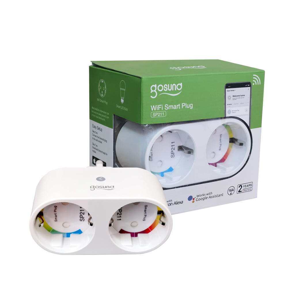 Priză Smart Dublă Gosund SP211 - Control prin Aplicație, Timer și Programare, Putere Maximă 3680W, Curent 16A [4]