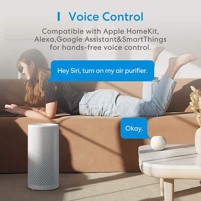 Purificator inteligent Meross Smart Wi-Fi ,MAP100HK (EU) [3]