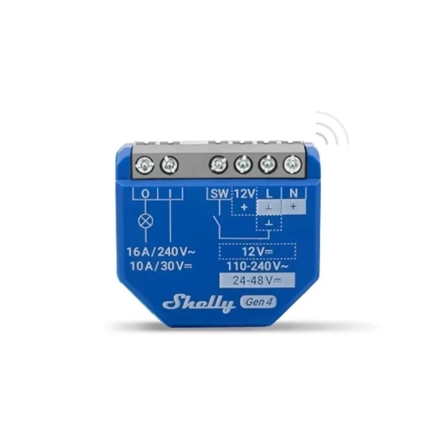 Releu Shelly 1 Gen4 multiprotocol (Wi-Fi + Bluetooth + Zigbee 3.0) Matter compatible [1]