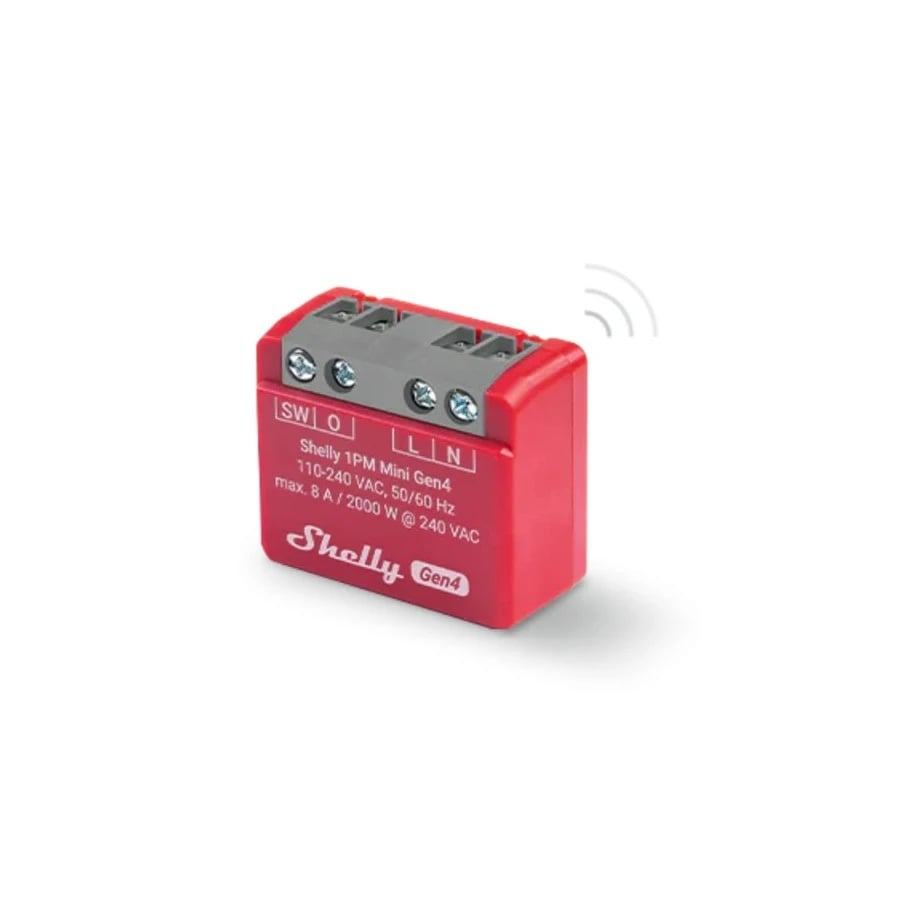 Releu Shelly 1PM Mini Gen4 Comutator releu cu măsurara puterii 1x 8A (WiFi, Bluetooth, Zigbee,Matter) [1]