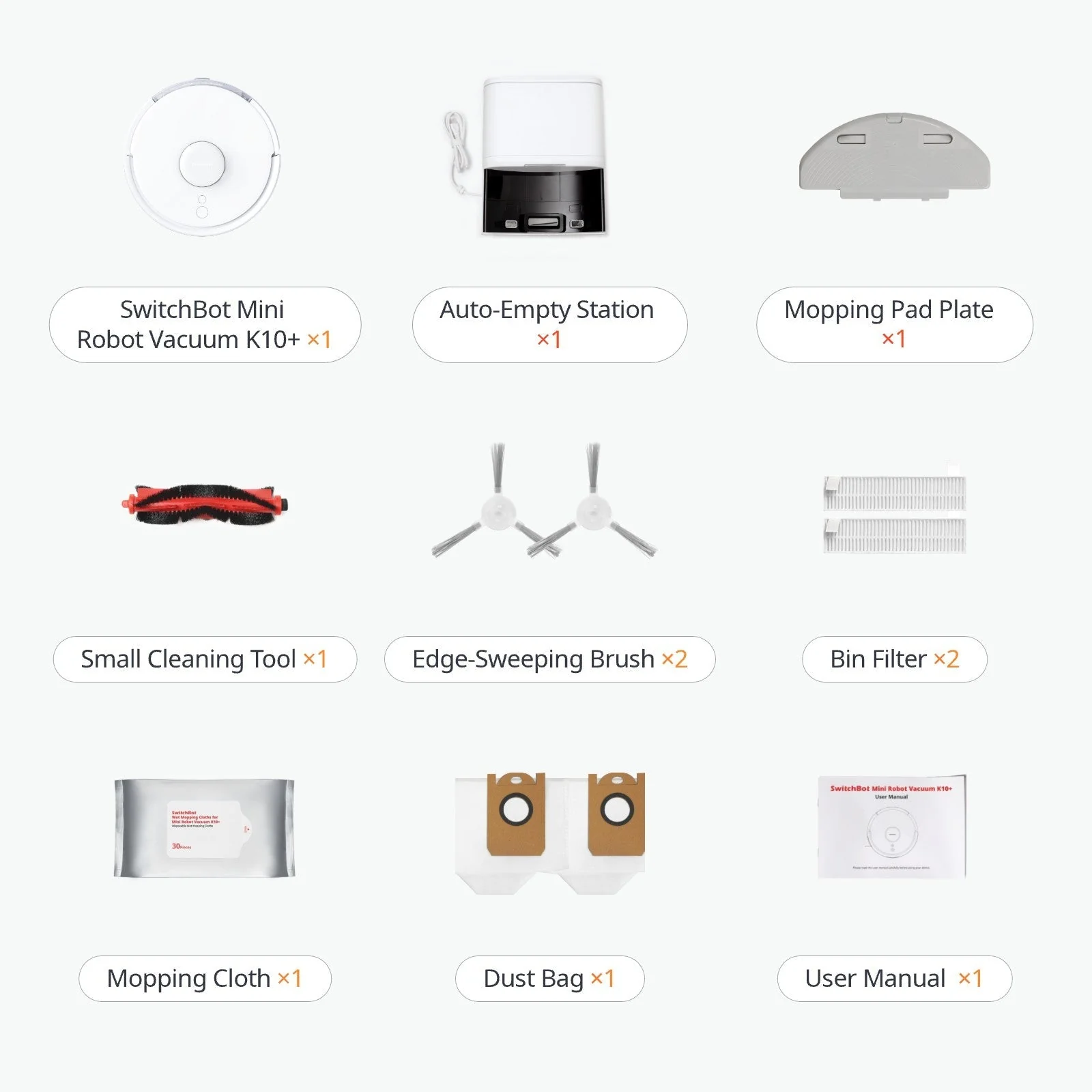 Robot aspirator SwitchBot Mini Robot Vacuum K10+ [7]