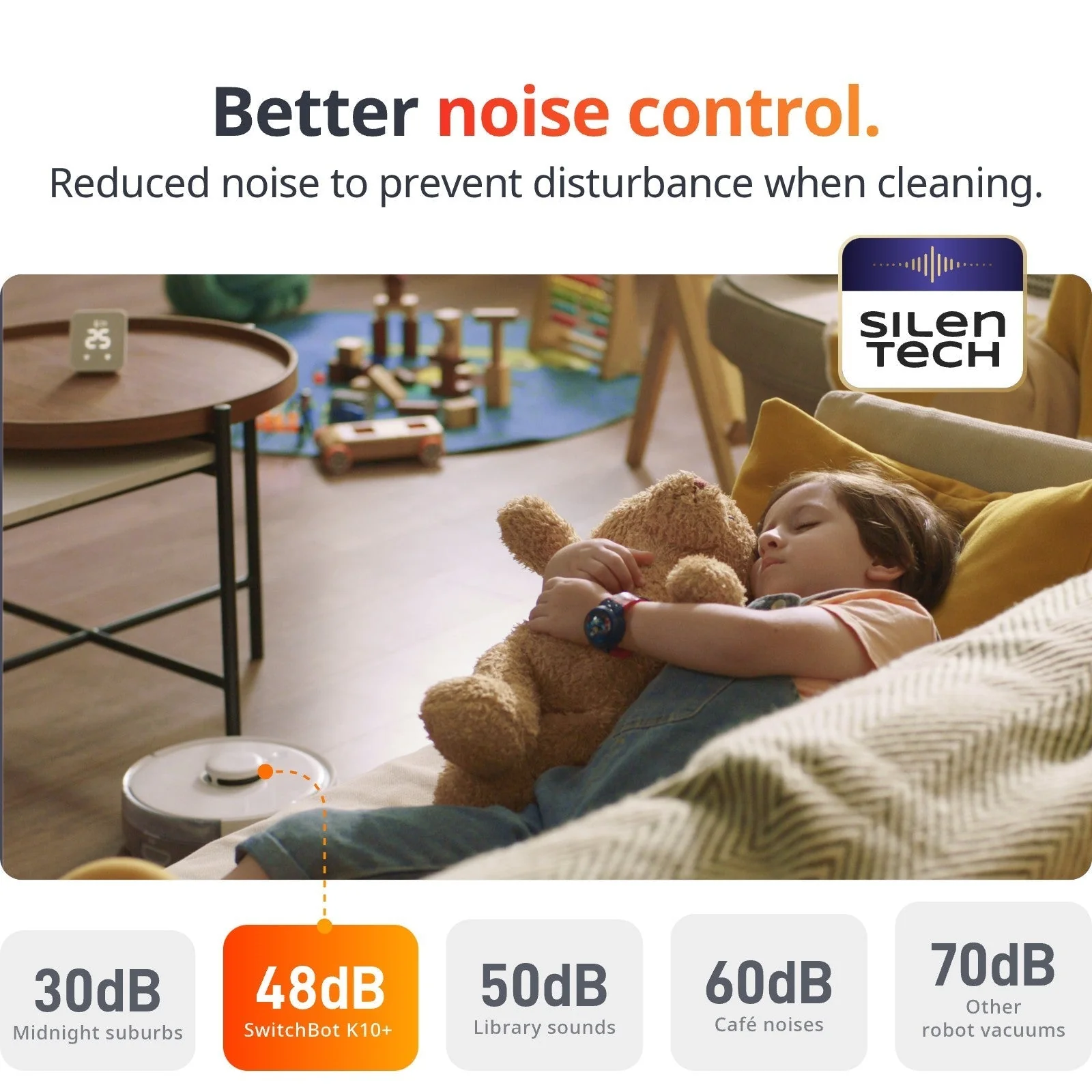 Robot aspirator SwitchBot Mini Robot Vacuum K10+ [5]