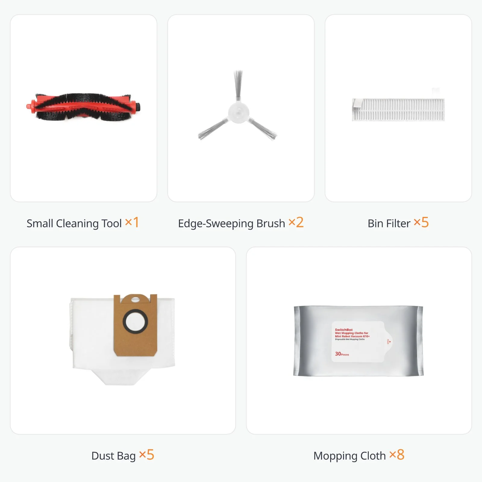 Robot aspirator SwitchBot Mini Robot Vacuum K10+ [8]