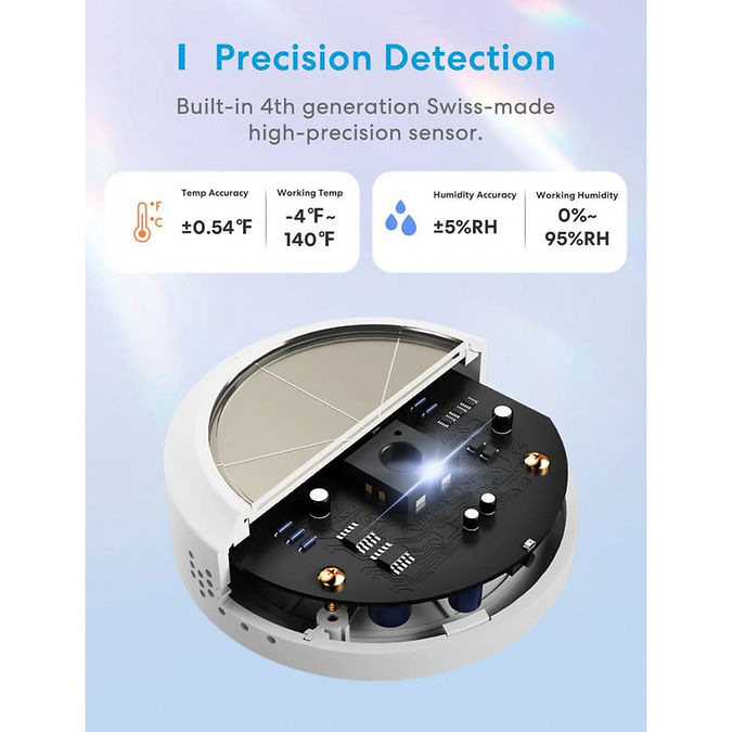 Senzor de temperatura si hub Meross Temperature and Humidity Sensor MS100FHK [2]