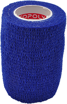Bandaje Elastice Autoadezive - Bandaj elastic autoadeziv 7,5cm - Albastru