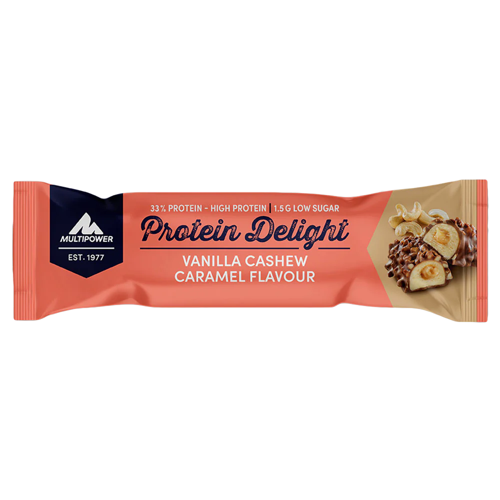Suplimente - Baton Protein Delight - 35g - Vanilla Cashew Caramel