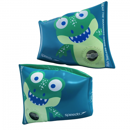 Accesorii inot - Aripioare inot copii Speedo Croc Printed albastru/verde