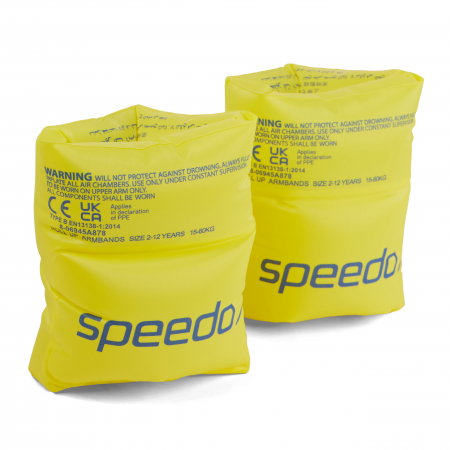 Import - Aripioare inot copii Speedo, varsta 2-12 ani, galben