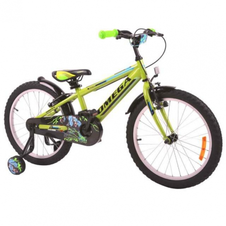BICICLETE MOUNTAIN BIKE - Bicicleta copii Omega Master verde 20"