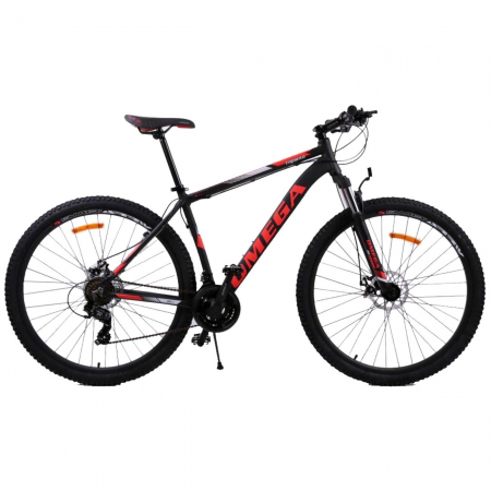 BICICLETE - Bicicleta mountainbike Omega Thomas 29" 2018 negru/rosu