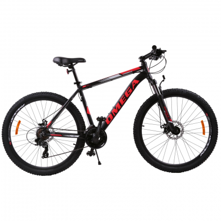 BICICLETE - Bicicleta mountainbike Omega Thomas 29" 2022 , cadru 49cm, negru/rosu