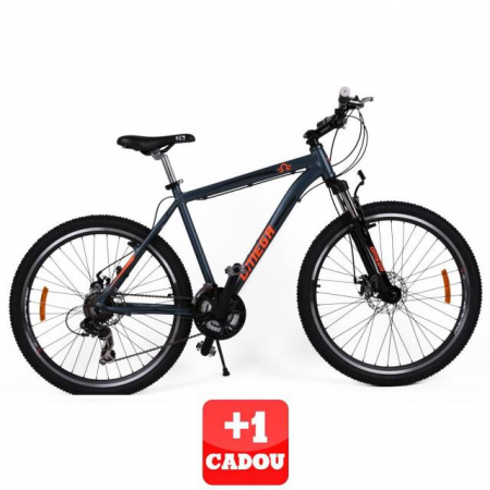 BICICLETE MOUNTAIN BIKE - Bicicleta Omega Hawk 27.5" 21 viteze gri+1 CADOU