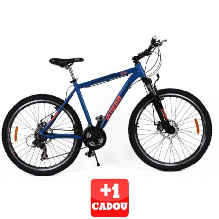 BICICLETE MOUNTAIN BIKE - Bicicleta Omega Hawk 29" 21 viteze albastru+1 CADOU