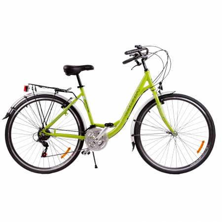 BICICLETE ORAS-TREKKING - Bicicleta Omega Ramona 26”, 18 viteze, verde