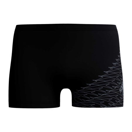 Costume de baie barbati - Boxeri inot barbati Speedo Medley Logo Aquashort negru - rezistenti la clor, EnduraFlex