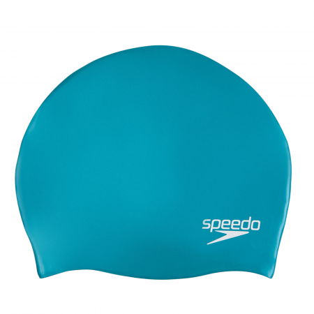 CASTI INOT - Casca de inot pentru copii SPEEDO SILICON PLAIN MOUD SILC verde/alb