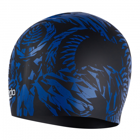 CASTI INOT - Casca inot adulti Speedo Printed Silicone negru/albastru