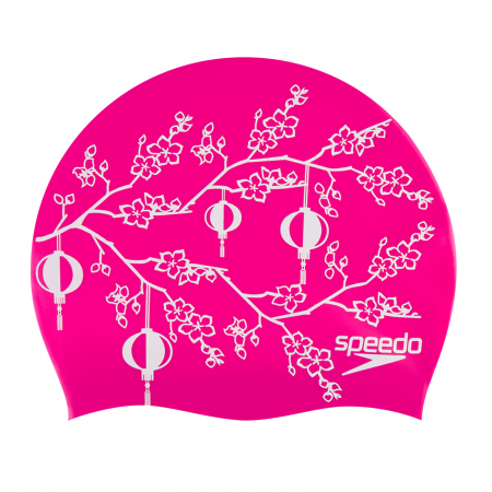 CASTI INOT - Casca inot pentru adulti Speedo Slogan Prt Cap roz/alb
