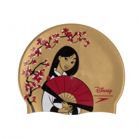 CASTI INOT - Casca inot pentru copii Speedo Disney Mulan Slogan auriu/rosu