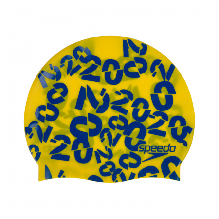 CASTI INOT - Casca inot pentru copii Speedo Slogan galben/albastru