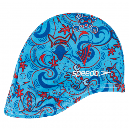 CASTI INOT - Casca inot poliester pentru copii Speedo Sea Squad albastru