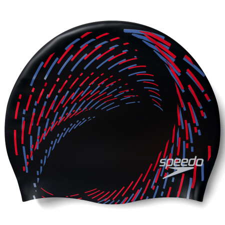 CASTI INOT - Casca inot reversibila adulti Speedo Moud Silicone negru/rosu