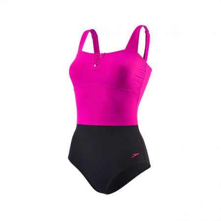 Import - Costum inot femei Speedo Sculpture Luna Dream roz/negru