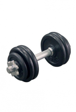 FITNESS - Gantera neagra 15kg (DBS-15)