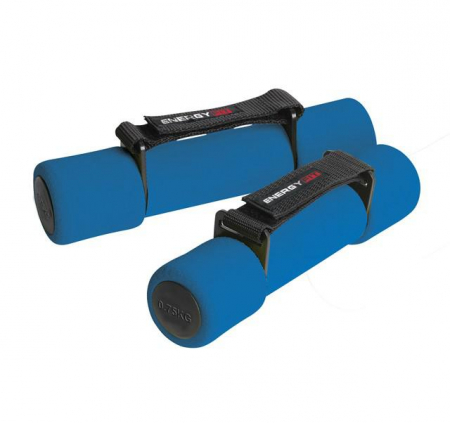 GANTERE/BARE/DISCURI - Gantere burete 2*0.75 kg Energy Fit albastru