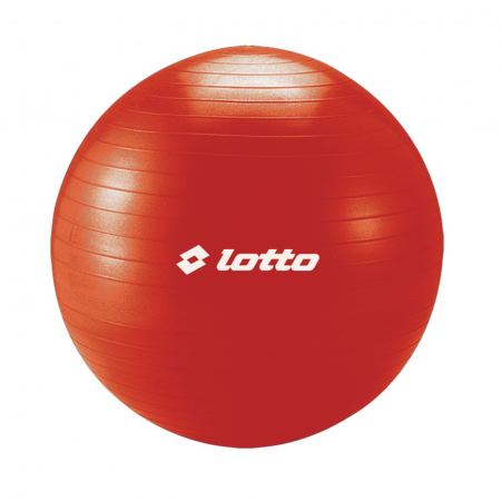 Import - Minge gimnastica Lotto Fitness diametru 65cm rosu