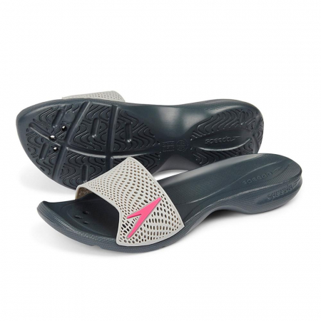 Import - Papuci femei Speedo Atami II Max gri/argintiu