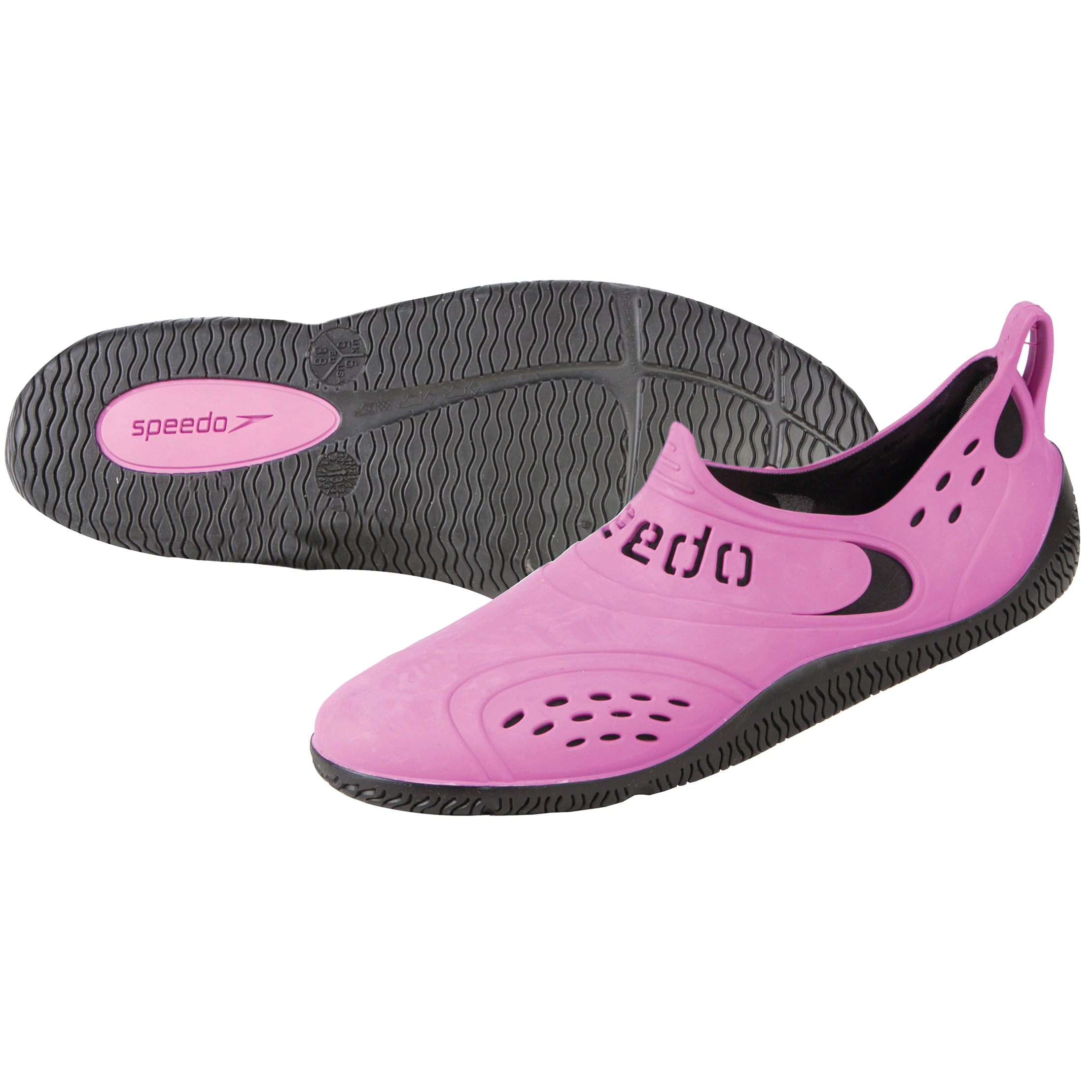 Import - Papuci femei Speedo plaja/piscina Zanpa mov/negru