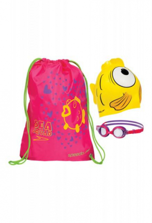 OCHELARI INOT - Set de inot pentru copii sea squad Speedo roz