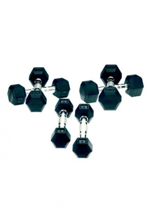 GANTERE/BARE/DISCURI - Set gantere hexagonale 2 kg Tunturi