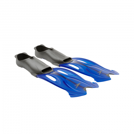 OCHELARI INOT - Set inot cu masca, tub scufundari si labe inot Speedo gri/albastru