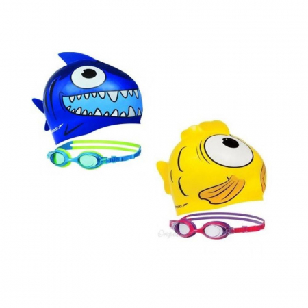 OCHELARI INOT - Set pt copii casca si ochelari sea squad Speedo