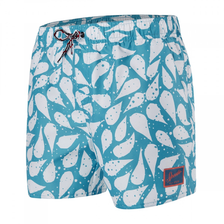 Import - Sort barbati Speedo Vintage printed 14" albastru/alb