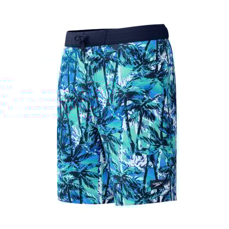 Sorturi inot - Sort inot bărbați Speedo Print Bondi 20" albastru