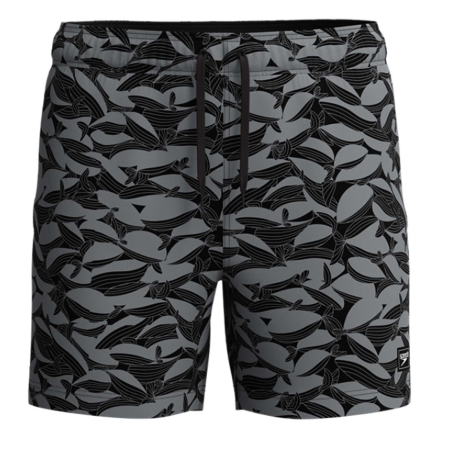 Import - Sort inot barbati Speedo Redondo Edge Printed Volley 16 negru/gri - 4-way stretch, uscare rapida