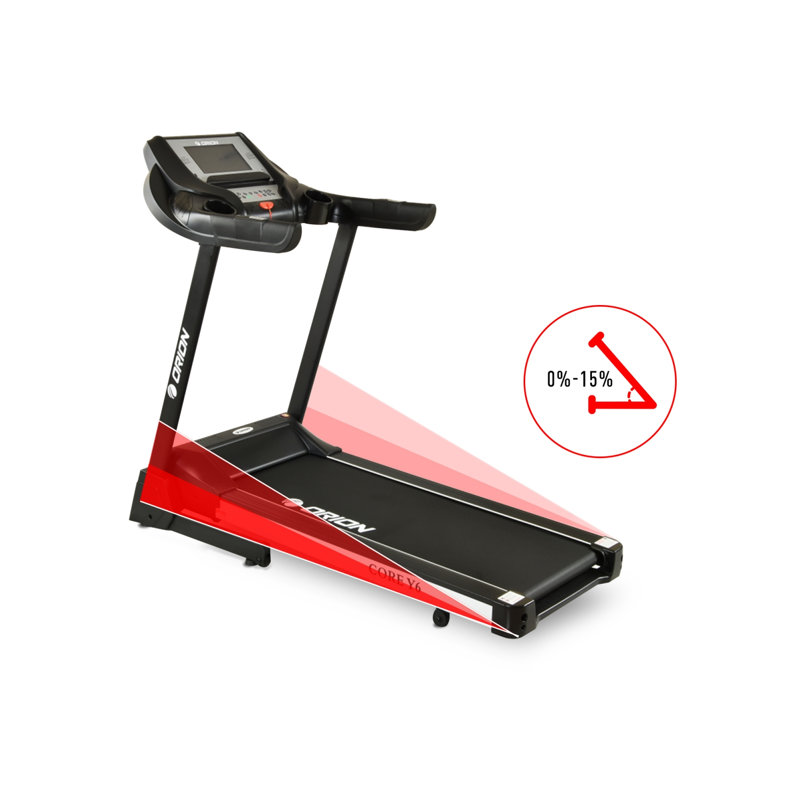 Banda de alergat electrica cu tableta Android incorporata Orion Core Y6 [7]