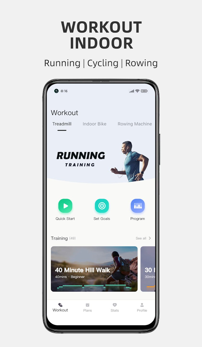 Banda de alergat electrica cu tableta Android incorporata Orion Core Y6 [9]