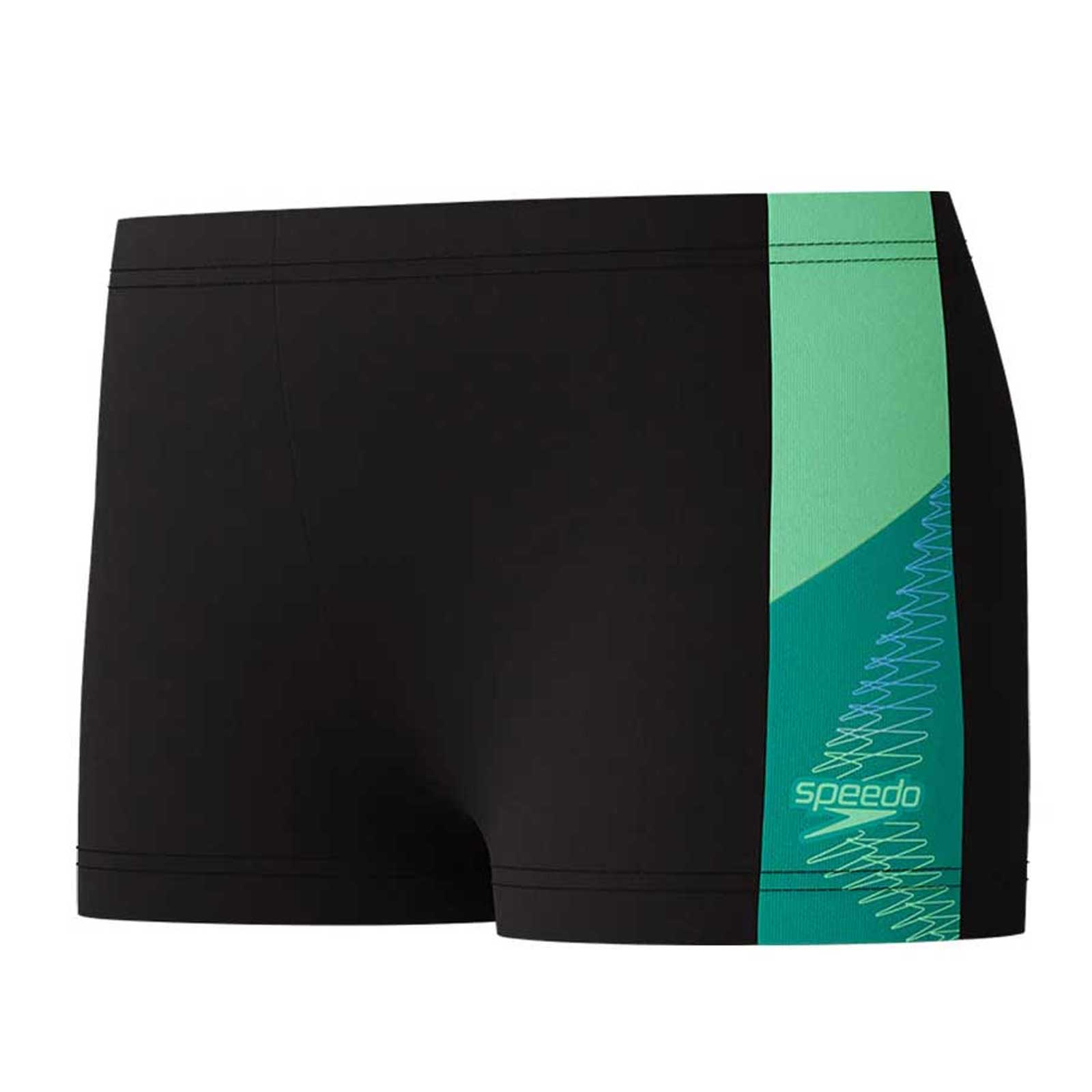 Boxeri inot baieti Speedo Dive Aquashort negru/verde - rezistenti la clor, EnduraFlex, 21 cm [4]