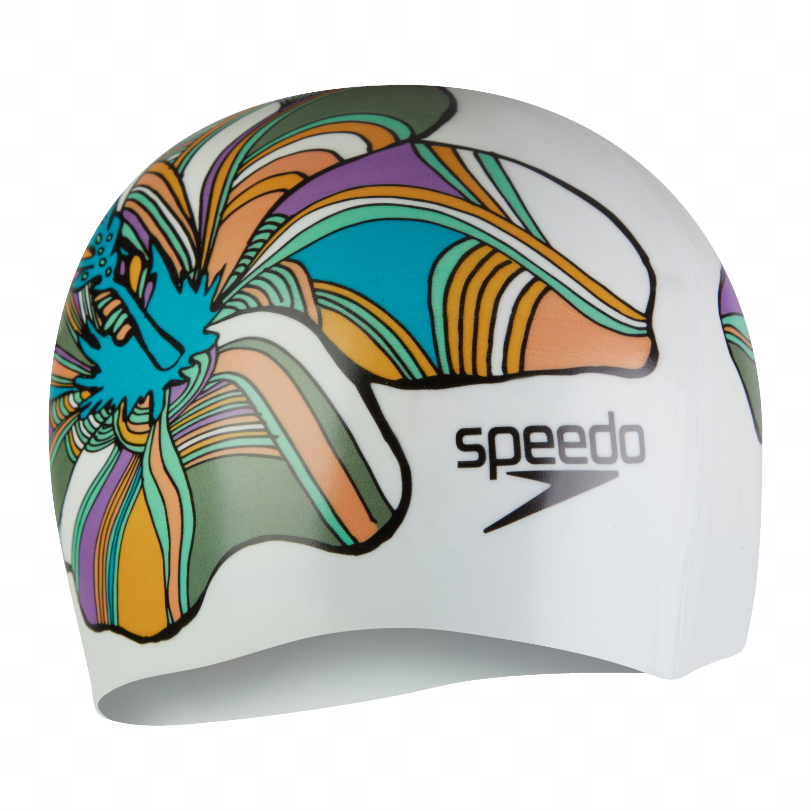 Casca inot adulti Digital Printed SPEEDO multicolor/alb [2]