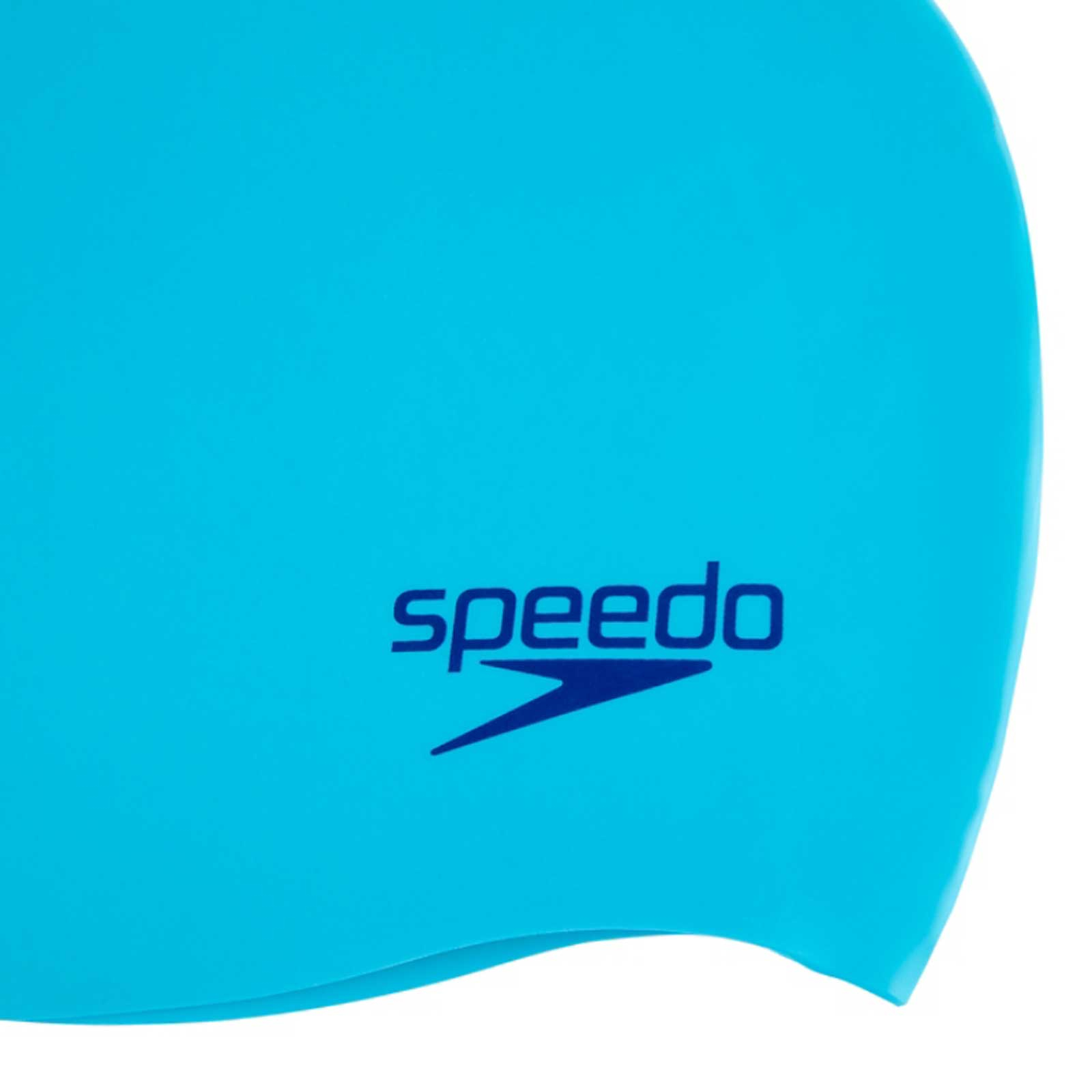 Casca inot copii Speedo Moulded albastru - silicon, design 3D ergonomic, protectie par clor [1]