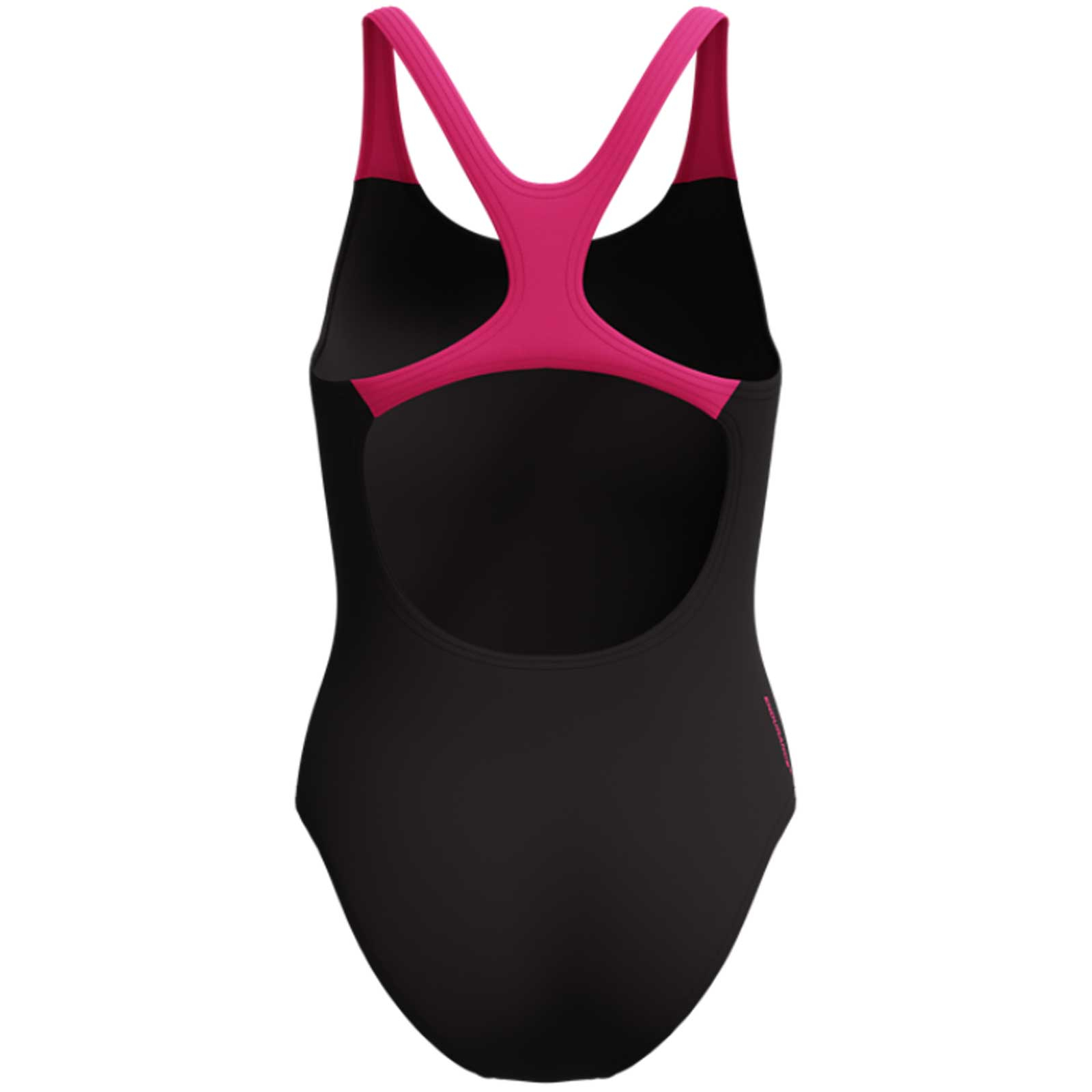 Costum inot femei Speedo Medley Logo Medalist negru/roz - Endurance+, rezistent la clor [4]